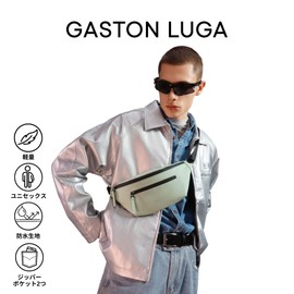 Gaston Luga Spläsh Bum Bag Black Splash Bum Bag, Black Body Bag, Waist Bag, Adjustable Belt, Pockets, Lightweight, Waterproof, Vegan Leather, Scandinavian Design, Sweden RE1701, Black