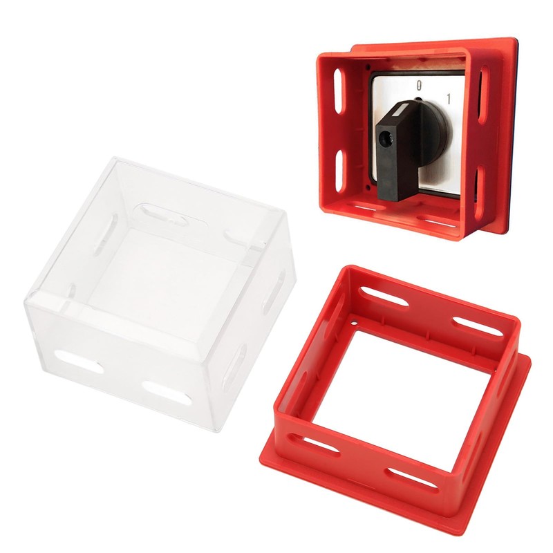 Emergency Button Cover, Transparent Push Button Switch Protector, Lockout Cover