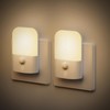 Pack of 2 Night Light Socket with Motion Sensor, 5
