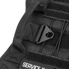 IronSeals Tactical Service Dog Vest Harness Patrol Molle Dog Harness