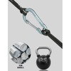 Pullther Carabiners, Large, Rustproof, Ultra Lightweight, Aluminum, Outdoor, Key Carabiner,