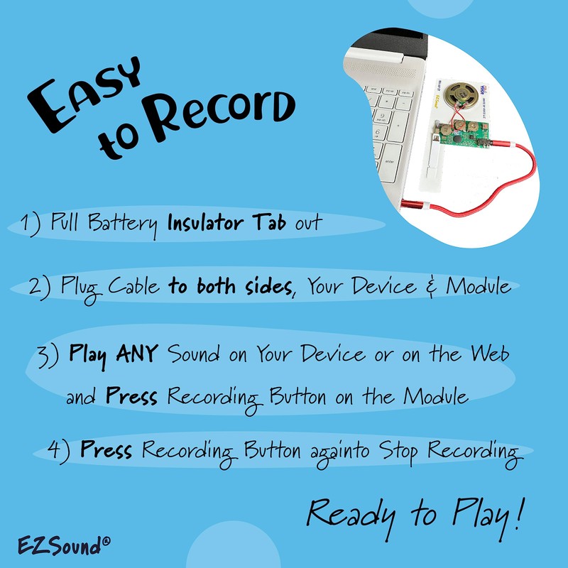 EZSound Module for DIY Audio Cards - Easy to Record