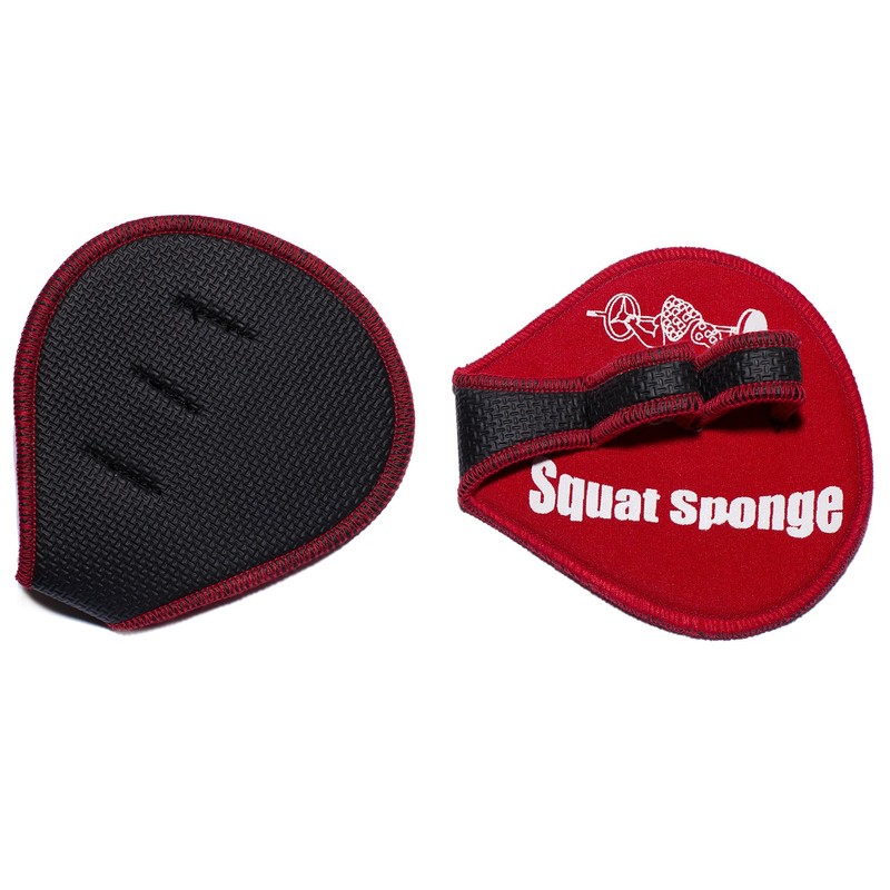 Squat Sponge Alligator Grip Pad RED