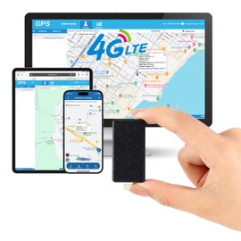 TKMARS 4G GPS, TK901 Mini GPS Tracker for Kids, Cats, Luggage, Magnetic Waterproof for Car, Motorbike, Realtime Tracking + Notification, SIM Included Tow Ways to Use Subscription or Not