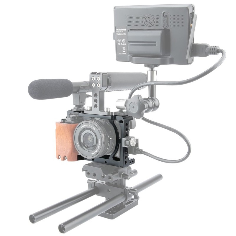 NICEYRIG Camera Cage for Sony A6400 A6000 A6100 A6300 ILCE-6000