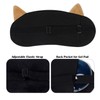iwobi 4 Pieces Cartoon Eye Mask Cover Lightweight Blindfold Sleeping