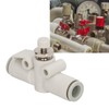 5Pcs Air Flow Control Valve PVC Fast Change Pneumatic Hose