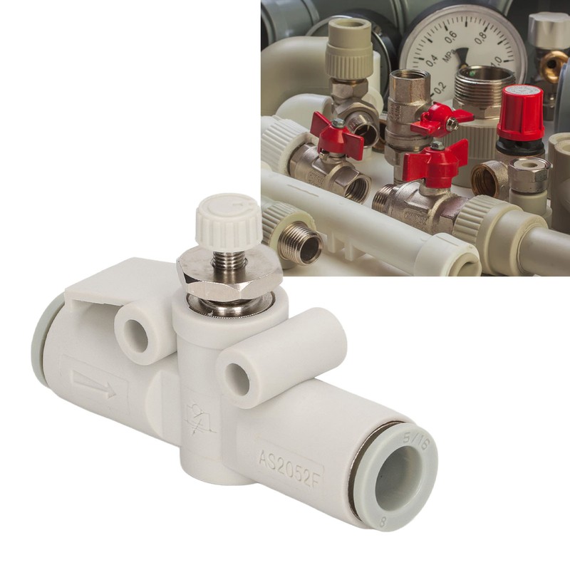 5Pcs Air Flow Control Valve PVC Fast Change Pneumatic Hose