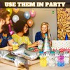 Mumufy 24 Pcs Bear Plastic Jar Empty Bear Bottle Large