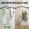 L Shaped Shower Curtain Rod, [23"-36"] x [23"-36"] Adjustable Corner