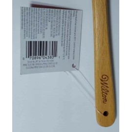 WILTON SILICONE SPATULA 8-1/2” MINI VALENTINES RED W/ARROWS WOODEN HANDLE  NWT