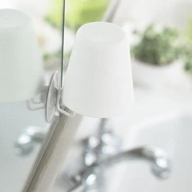 [Art Box] Lc Double Coating Toothbrushing Cup Holder Suction Stand [BB-309] / [아트박스] 엘이씨 더블코팅 양치컵걸이 흡착스탠드 [BB-309]