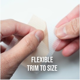 Quitch Silicone Scar Sheets for Surgical Scars, Silicone Scar Tape, C Section Recovery Must Haves, Tummy Tuck Recovery Must Haves, Postpartum Essentials Scar Treatment (Nude) 4x150cm