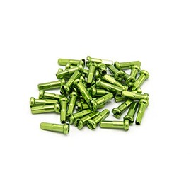 7075 Alloy 16mm Bicycle Spoke Nipples 14G (2.0mm) 75 ct LIME GREEN