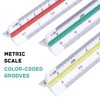 Scale Ruler 12 Inch Architect Scale Ruler 30cm Triangular Scale
