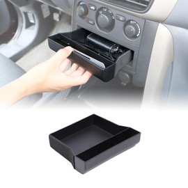 HIRUFAIT Center Console Organizer Tray for Honda Pilot 2003 2004 2005 2006 2007 2008, Console Drawer Storage Box Coin Container Accessories ABS Material