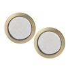 2Pcs Sound Hole Inserts for Dobro Resonator Screen Box Resonant
