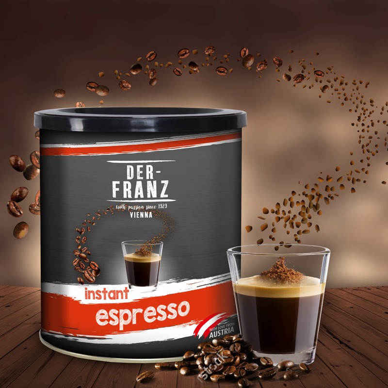 Der-Franz Espresso Instant-Coffee, 200 g