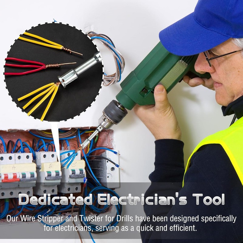 3PCS Set Cable Wire Stripper and Twister Wire Stripping Tool