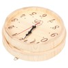 Sauna Wall Clock, Wooden Wall Clock 9 inch Sauna Timer
