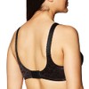 Bali Designs Women's Double-Support Spa Closure Wire-Free Bra, Black, 42B