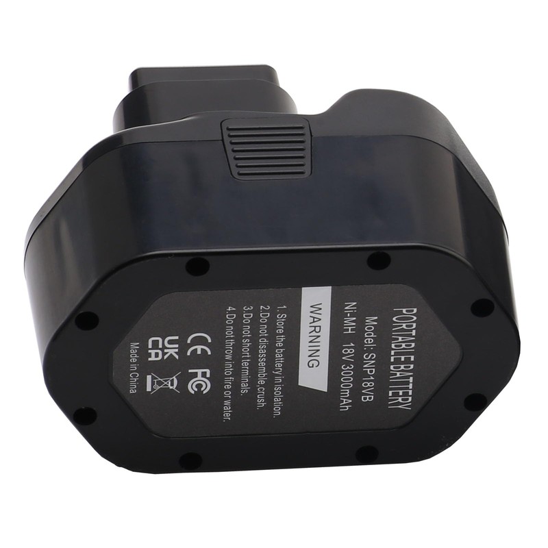 Tnvodejo 3000mAh Battery Pack for SNAP ON 18V 3.0Ah Ni-MH