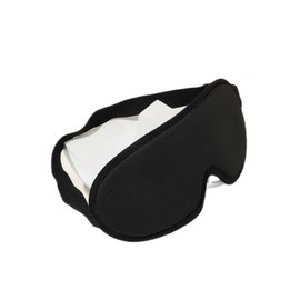 Sleep Eye Mask, 3D Deep Contoured Eye Covers for Sleeping, Block Out Light Eye Mask, Zero Eye Pressure Blindfold for Men Women with Adjustable Strap for Sleeping, Traveling (Black)