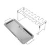 Chicken Wing Leg Rack Stainless Steel Foldable BBQ Rack Portable
