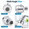 360 Degree Swivel Kitchen Faucet Aerator Adjustable Dual Mode Sprayer