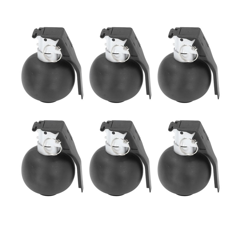 6PCS Kids Hand Grenades Toy with Realistic Sound Light Effect