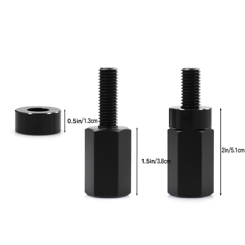 4pcs Seat Riser 1.5inch 2.0inch with Pad Replacement for Maverick