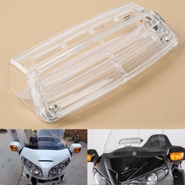 TCT-MOTORPARTS Clear Windscreen Windshield Fresh Air Vent Assembly Fit for Honda Goldwing GL1800 2001-2017 2005 2006 2012