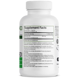 Bronson Berberine As Berberine HCI Berberis Aristata 500 MG Per Vegetarian Capsule Non-GMO, 30 Vegetarian Capsules