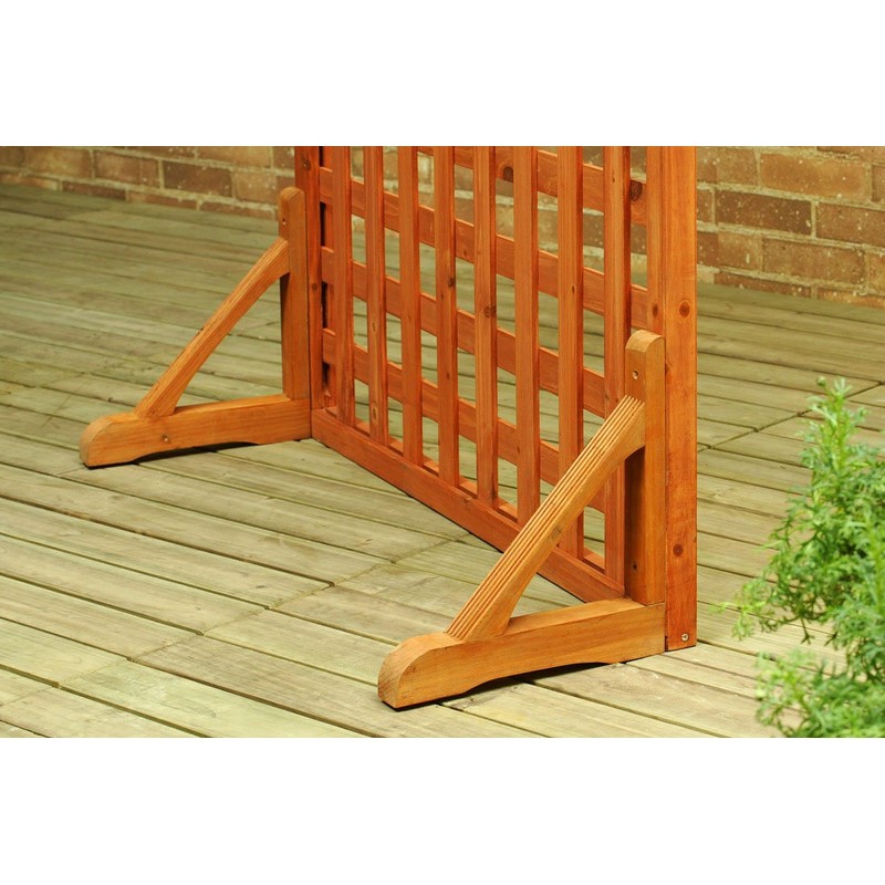 Takasho Lattice Stand Natural Wood Set of 2