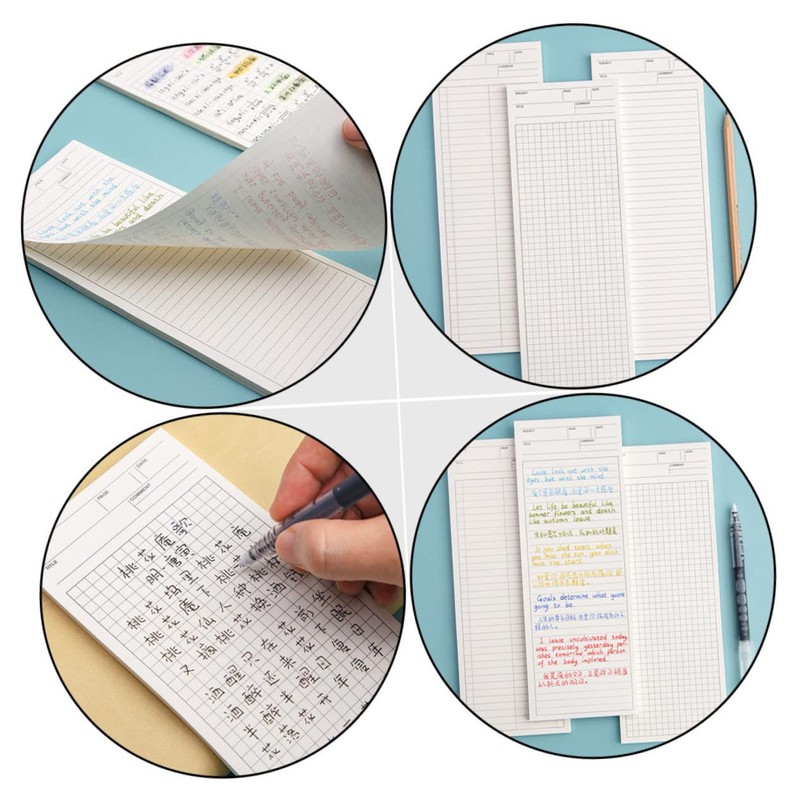 Operitacx Do List Notepad Calendar Notebook 3pcs Portable Writing Notepads