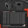 A-Premium 2 x Front To Frame Sway Bar Bushing Kit,