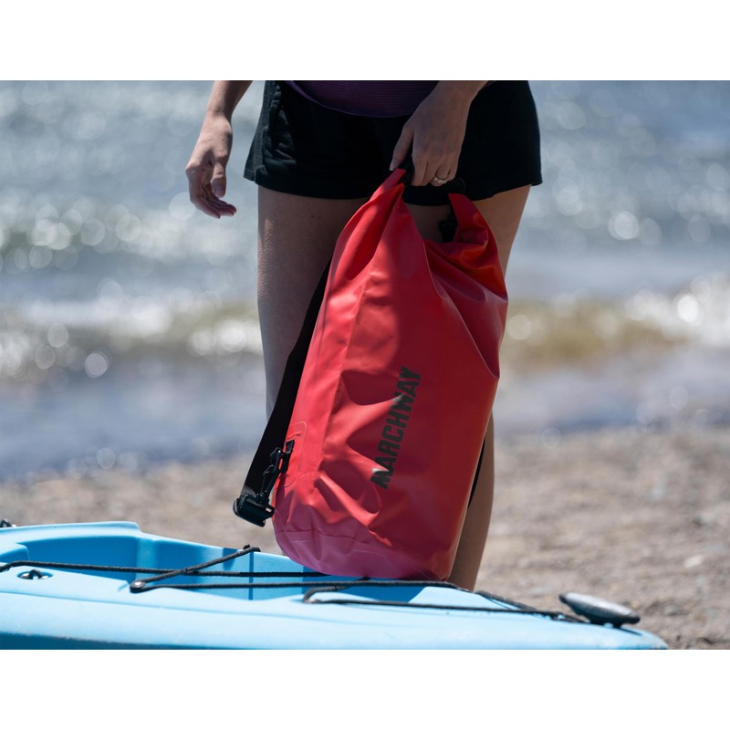 MARCHWAY Floating Waterproof Dry Bag Backpack 5L/10L/20L/30L/40L, Roll Top Sack