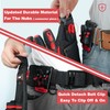 MELOTOUGH Professional Electrician Tool Pouch Bag with Shoulder Strap Tool