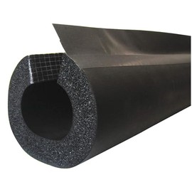 K-Flex 6RXLO100448 6' Insul-Lock DS Pipe Insulation 4-1/2"ID x 1" Thick W/Overla
