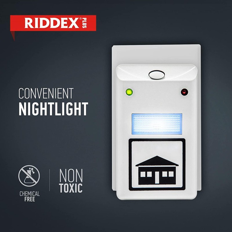 RIDDEX Plus Insect Repellent | Plug in, Mouse Deterrent -