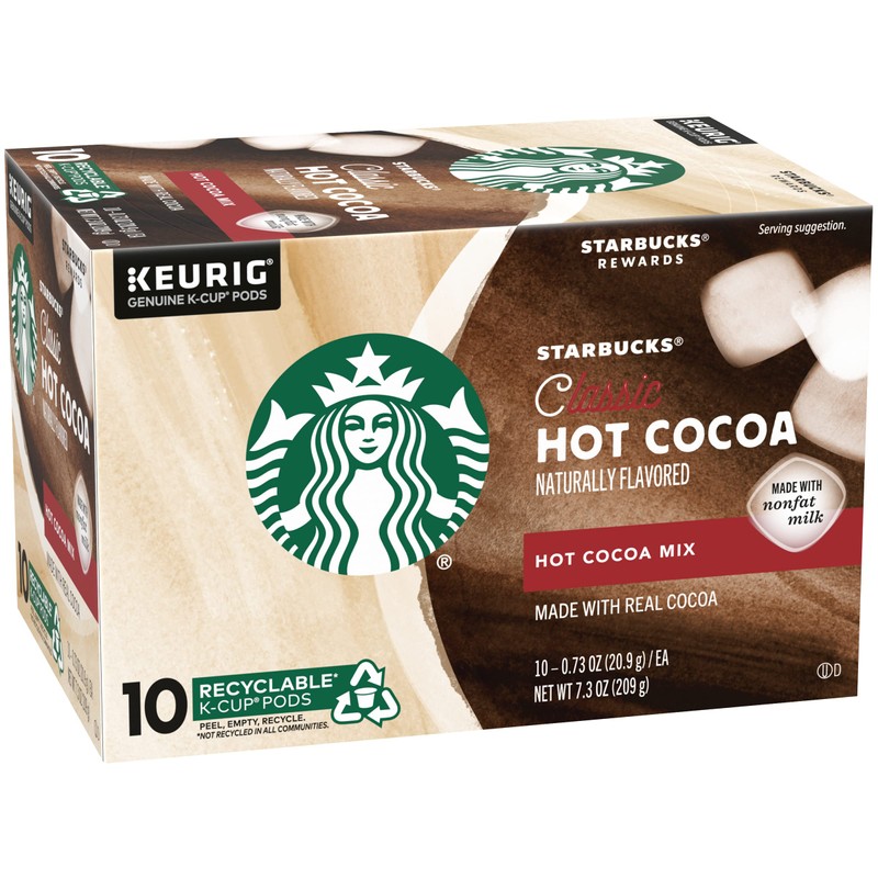 Starbucks Hot Cocoa K-Cup Coffee Pods (10 Count (Pack of