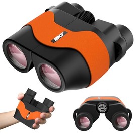 IBQ 15X36 Compact Binoculars for Kids, for Adults, BAK4 Prism FMC Lens, IPX7 Waterproof Binoculars for Bird Watching, Outdoor Sport, Hunting, Theater and Concerts(Orange)