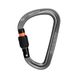 Mammut 2040-02560-1502 HMS Screw Gate Carabiner Gray 2.6 oz (75 g)