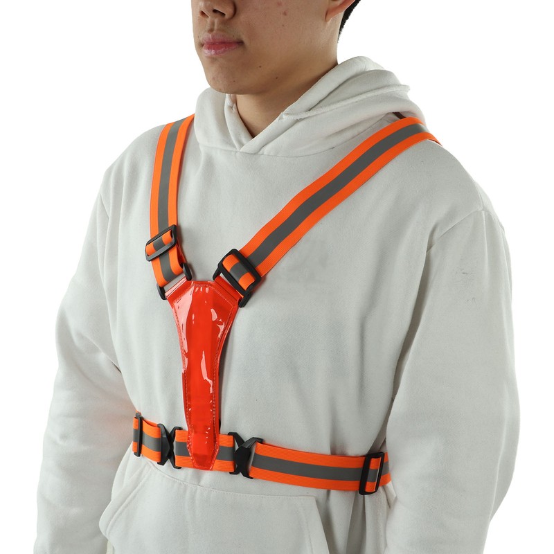 Reflective Vest USB Charging Safe Adjustable for Adults Runing Walking