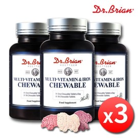 3 Bottles of Chewable Multivitamin Iron for Kids, 9 Months, USA, Children, Infants, and Adolescents, Chewable Multivitamin Nutritional Supplement / 종합 멀티비타민 철분 츄어블 키즈 철분제 3병 9개월 미국 어린이 유아 청소년 씹어먹는 종합비타민 영양제