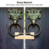 Antique Style Padlock 5cm Spacing Horizontal Lock with Key for