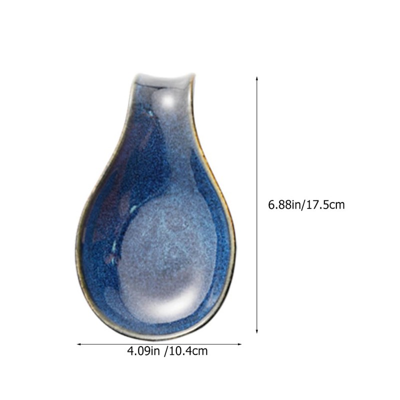 SHERCHPRY Spoon Holder for Kitchen Counter, Large Ceramic Spoon Holder,