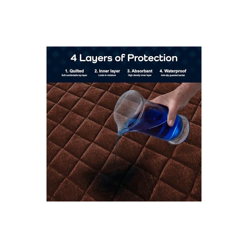 Waterproof seat protector pads | washable chair protector for adults