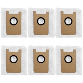 6 Pack Replacement Dust Bags Compatible with T20+ Robot Vacuum Cleaner, Anti-Leakage Design, 3.5L Large Capacity