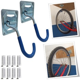 Parpyon® Wall Mounted Bicycle Holder No. 2 Bicycle Hooks, Roof Racks, Bicycle Carriers, Wall Mounted, Bicycle Holder for Floor, Various Models (Wall/Wall)